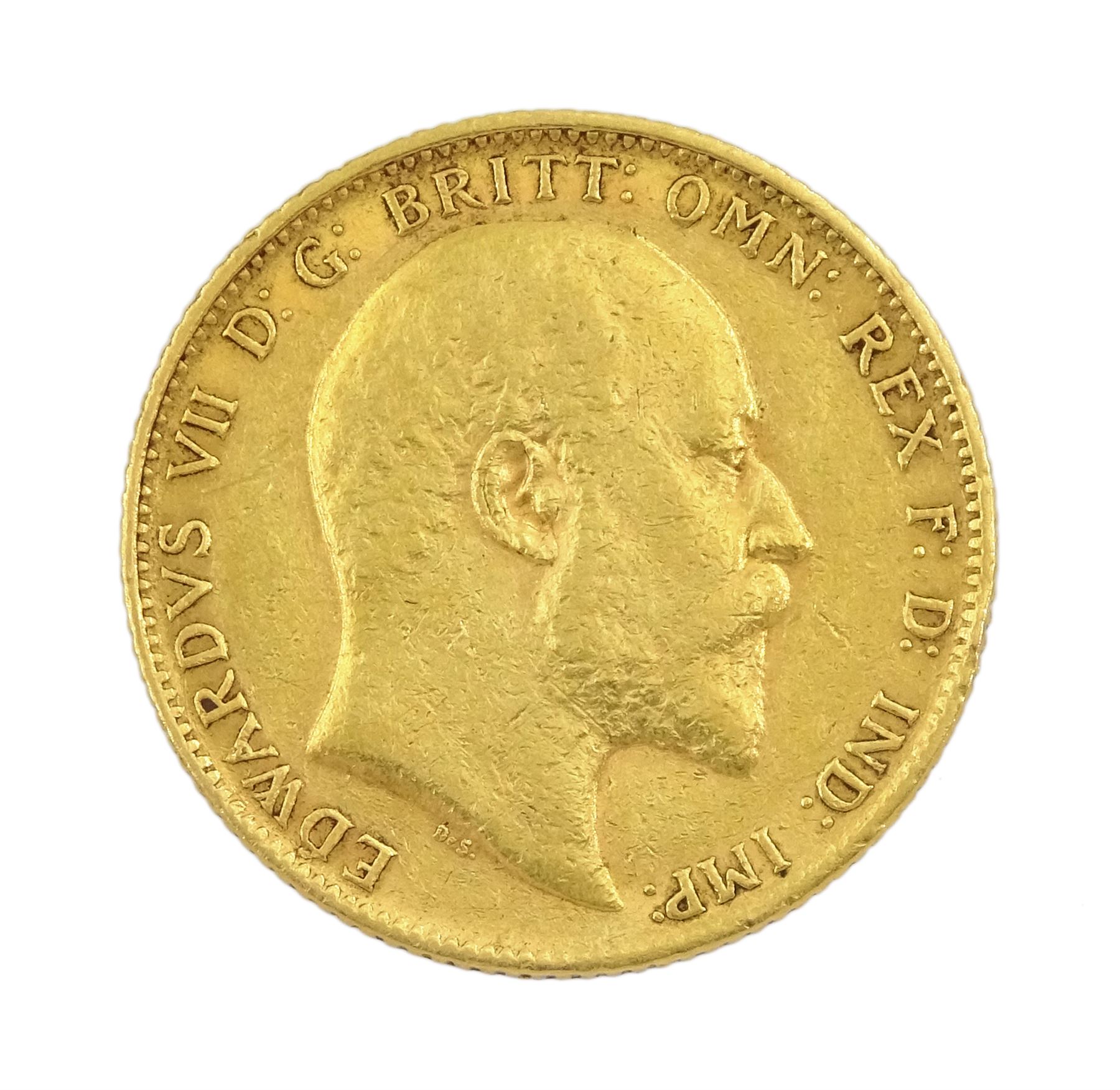 King Edward VII 1902 gold full sovereign coin