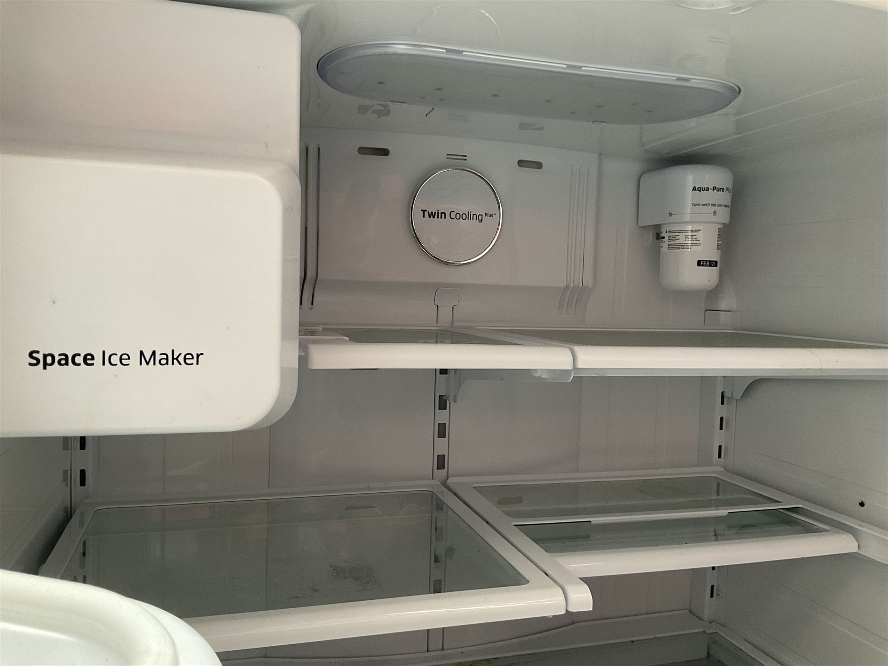 Samsung RFG23UERS American style fridge freezer with ice maker, humidity control and water dispenser  - THIS LOT IS TO BE COLLECTED BY APPOINTMENT FROM DUGGLEBY STORAGE, GREAT HILL, EASTFIELD, SCARBOROUGH, YO11 3TX