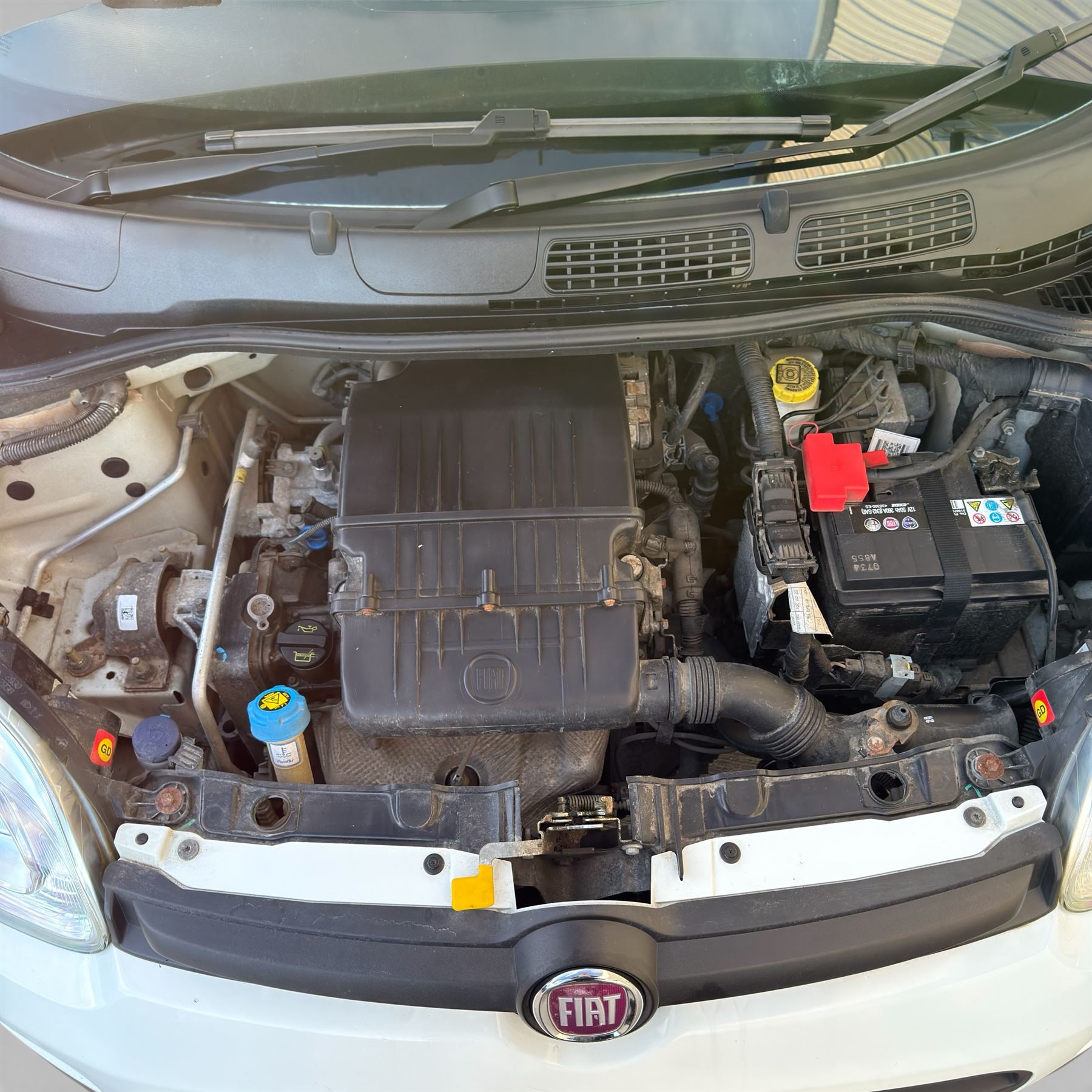 Fiat panda 1.2L petrol, 2014, white, YC14 ZTE, 45000 miles