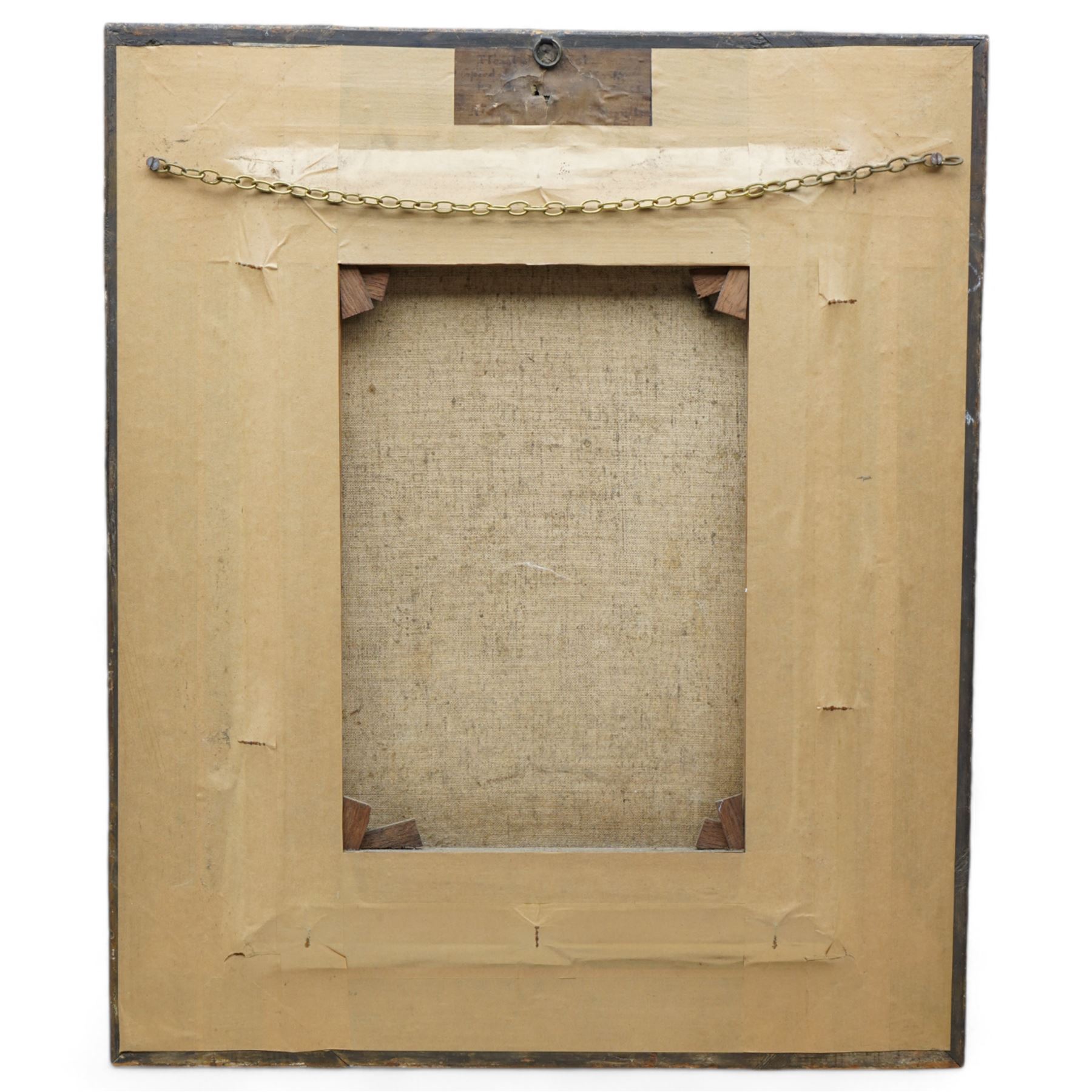 Right Honourable Sackville Hamilton (Irish 1732-1818): 'Head of Christ', oil on canvas labelled verso 45cm x 35cm
Provenance: direct from the family of the artist
Notes: Sackville Hamilton was an Irish politician and the third son of Henry Hamilton (1692-1743).