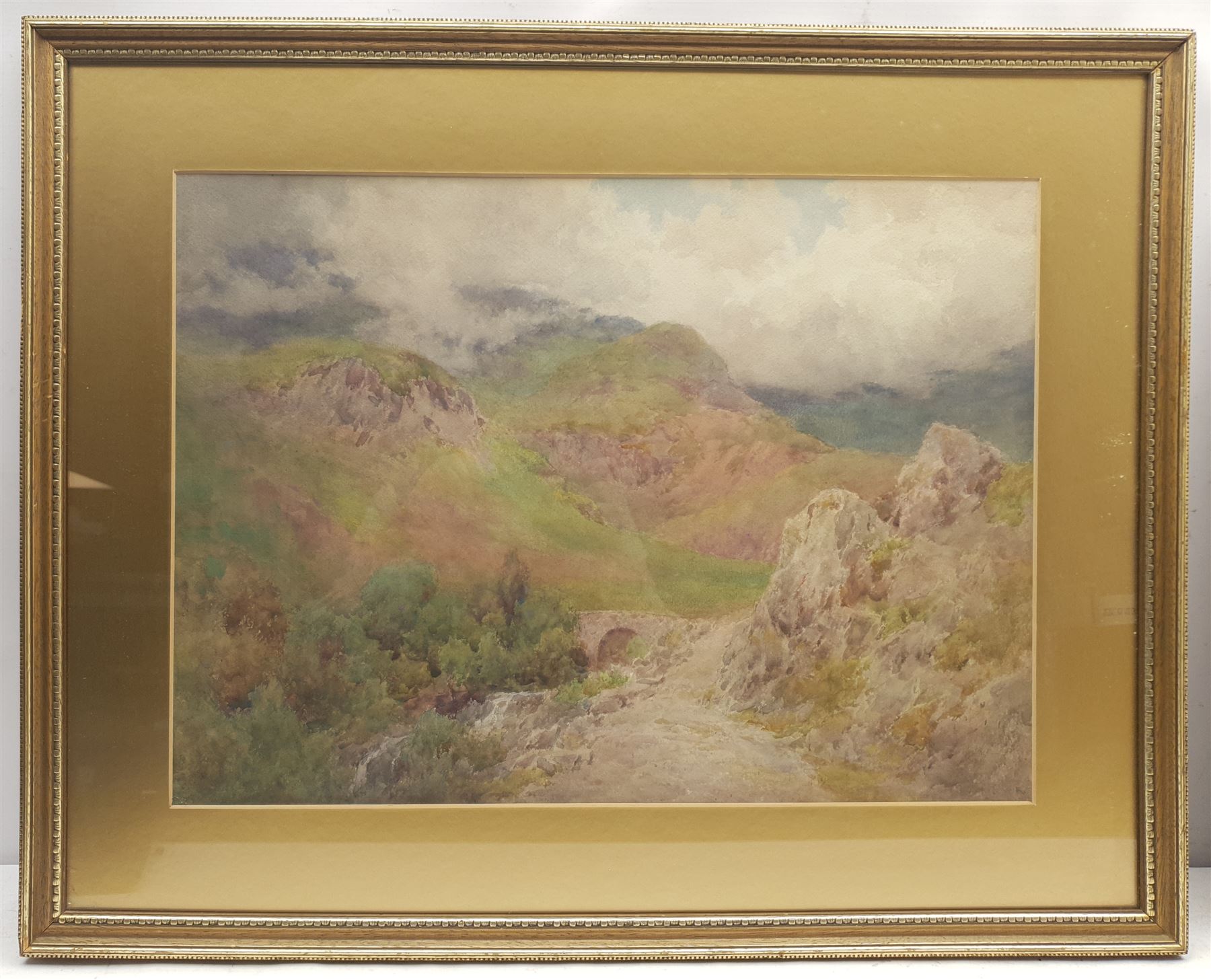 Cuthbert Rigby (British 1850-1935): Lake District Landscapes, two watercolours, one signed with indistinct monogram, the latter signed, 39cm x 54cm and 26cm x 36cm (2)