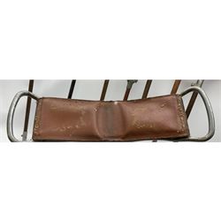 Adjustable Gamebird shooting stick, together with Mills Munitions shooting stick, Featherwate shooting stick, five others and two wooden walking sticks.  