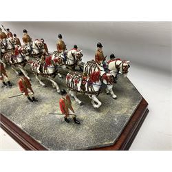 Border Fine Arts The Coronation 1953, model No. B0810, and sculpted by Ray Ayres, limited edition 150/350, with original box and certificate, L70cm  