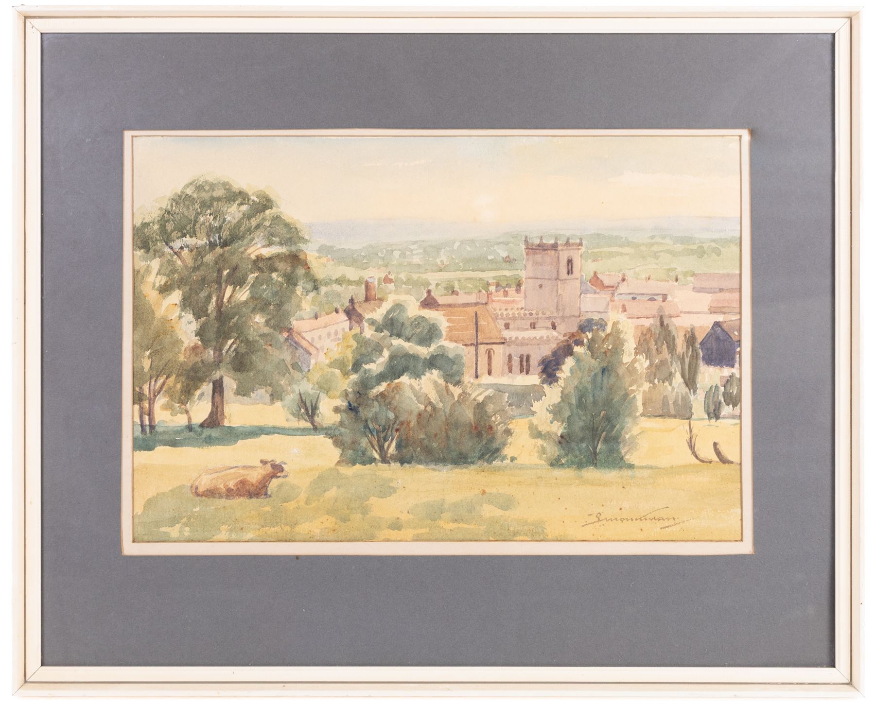Percy Monkman (British 1892-1986): 'Kirkbymoorside', watercolour signed, titled verso 32cm x 48cm  