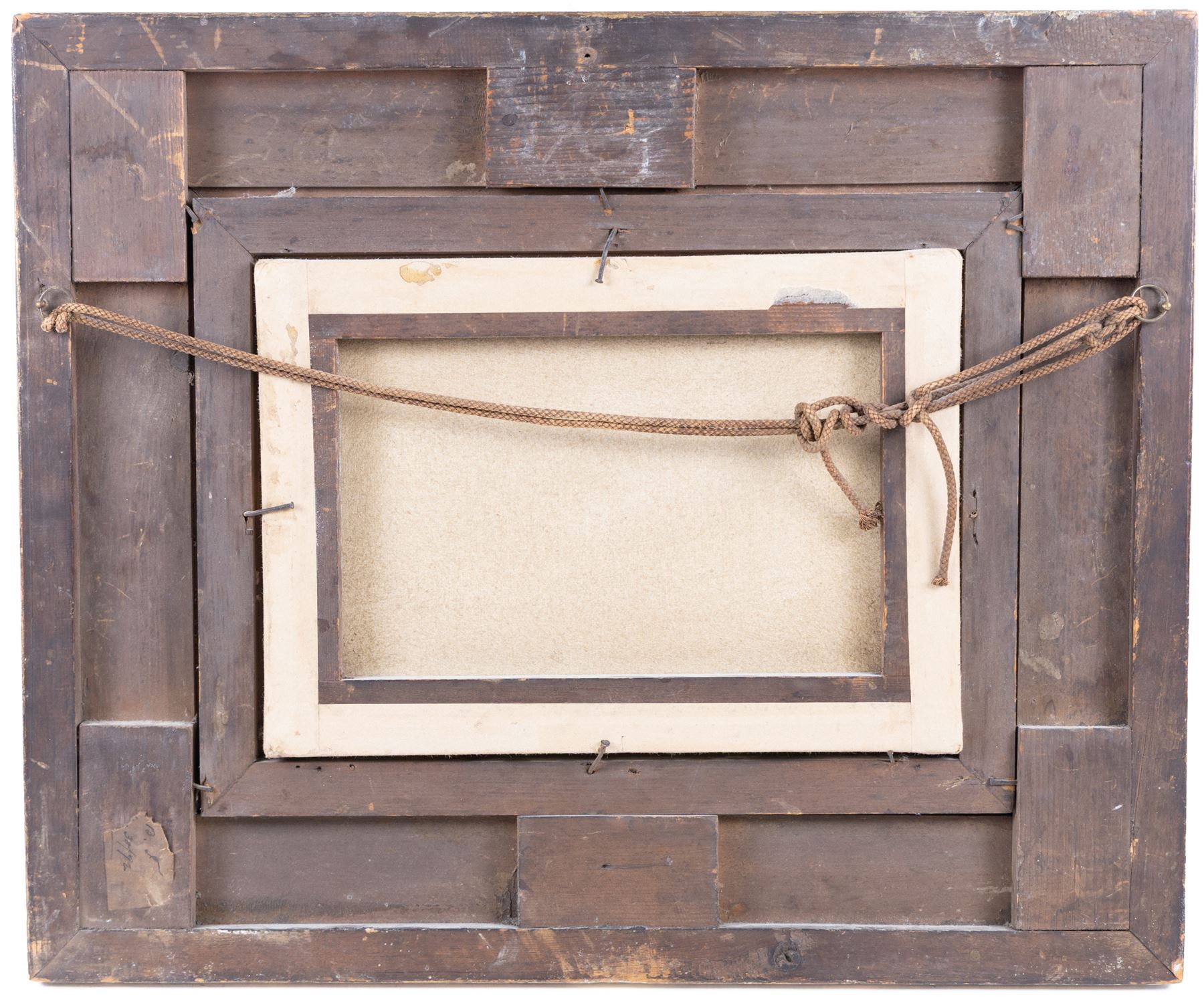 George Armfield (British 1808-1893): Three Sporting Dogs in an Interior, oil on canvas signed 24cm x 34.5cm 