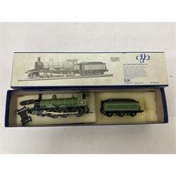 DJH Models - two kit built ‘00’ gauge models comprising K8 CR LMS BR Class 439 0-4-4T no.15189 locomotive in crimson and HR/LMS Jones Goods 4-6-0 no.103 locomotive and tender in HR green; in original boxes 