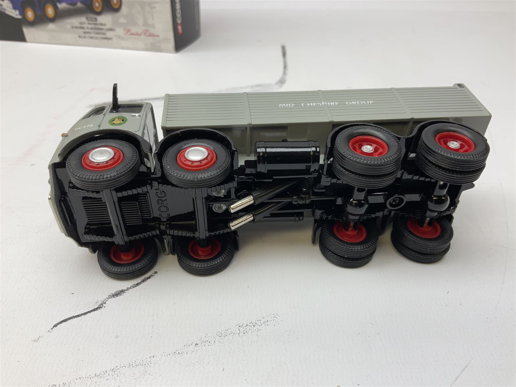 Corgi - nine die-cast commercial vehicles comprising four Building Britain Series 14401, 14501, 13905 and 24502; London Brick Company 26401; three Guy lorries 29001, 29101 & 29401; and BRS Tipper 10201; most limited editions; all boxed (9)