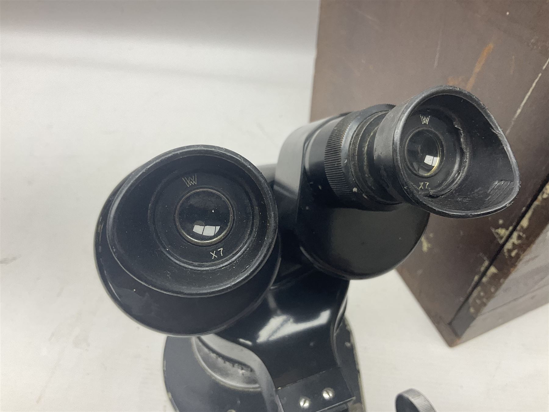 Three W. Watson & Sons microscopes, comprising Barnet binocular no 125253, Kima no 123196 and Service no 44858, all boxed 