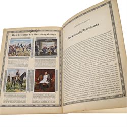 Collection of Third Reich German Ephemera, citations and certificates, photographs, an album of cigarette cards - Bilder Deutsche Geschichte, Deutschland Im Zweiten Weltkrieg, prints etc 