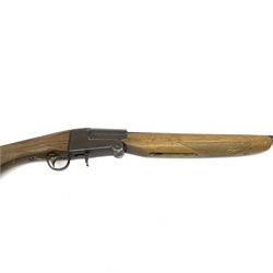 Italian Hoehler Blitz .410 folding single barrel shotgun with walnut stock and 70cm barrel, No.1779, L112cm overall SHOTGUN CERTIFICATE REQUIRED