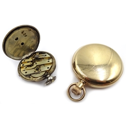  Elgin gold-plated hunter pocket watch, muff chain, silver pocket watch, propelling pencils, Belgian WWI bayonet brooch, WWI fumsup charm, fruit knives etc in Hamilton & Inches box  