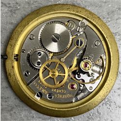 Rolex Precision gentleman's 9ct gold manual wind presentation wristwatch, 17 jewel movement, Cal 1225, silvered dial with baton hour markers, case No. 90150, London 1971, on original leather strap and gilt Rolex buckle, boxed with papers