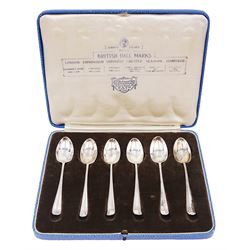 Set of six 1930s silver 'British Hallmar