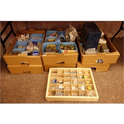  Large quantity of screws, nails, panel pins, etc... various shapes and sizes  