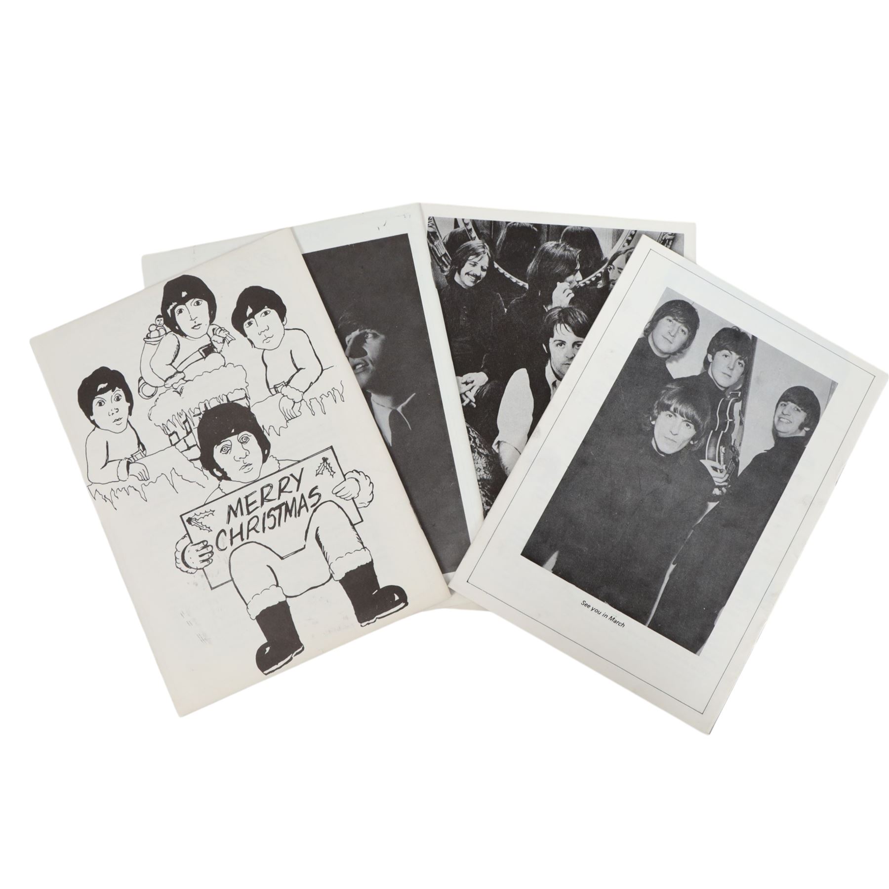 Beatles Fan Club ephemera, comprising The Official Beatles Fan Club welcome letter and letter regarding the bands separation, Britains Beatles Appreciation Society welcome letters, booklets and magazines nos. 1 to 4, Liverpool 1977 Beatles Convention flyer, etc