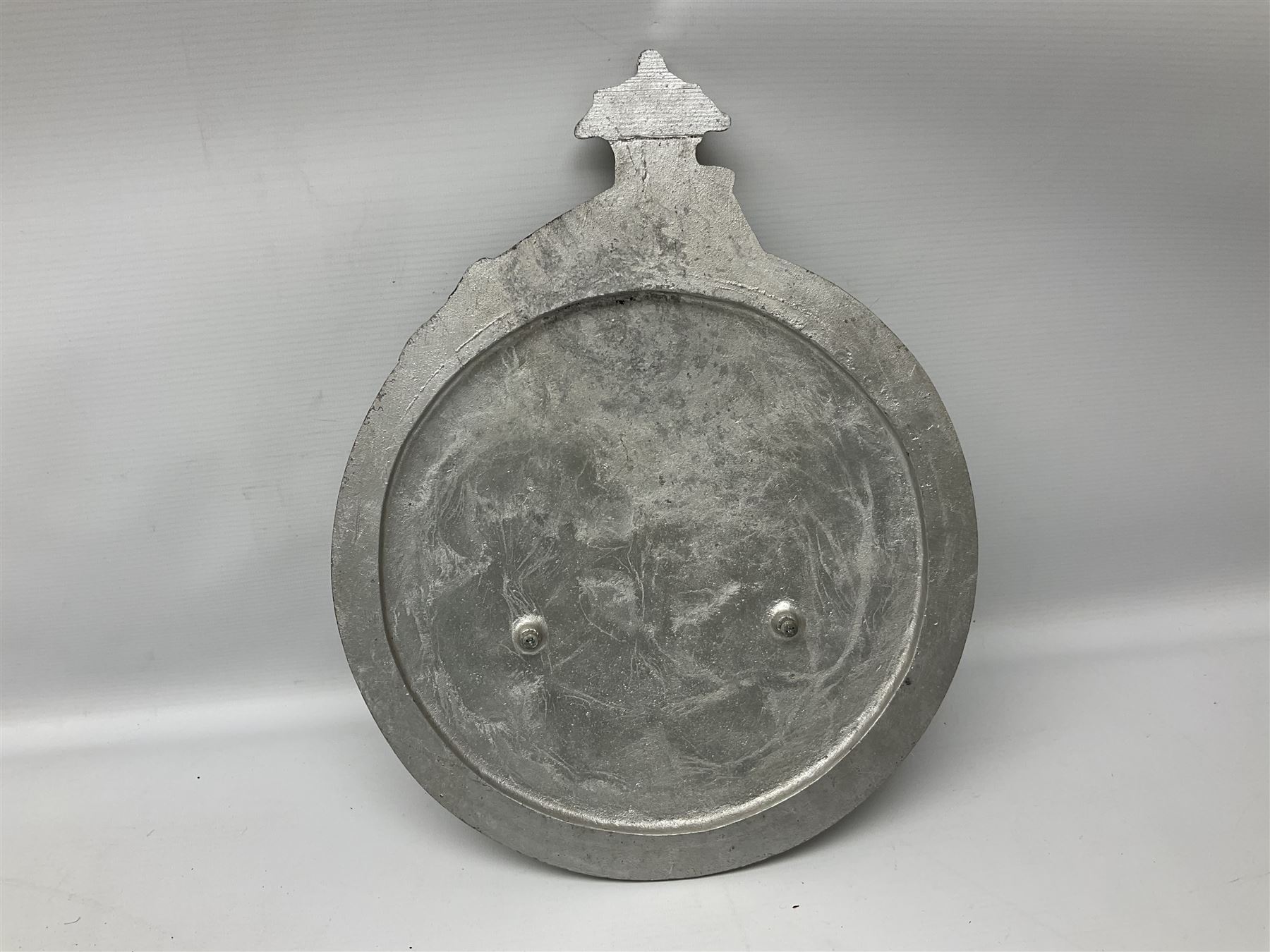 Railway Interest; Cast iron LNWR railway bridge plate, together with cast iron sign ' Nevers S.N.C.F 040.TX.47' and reproduction Great Eastern Railway cast metal wall plaque