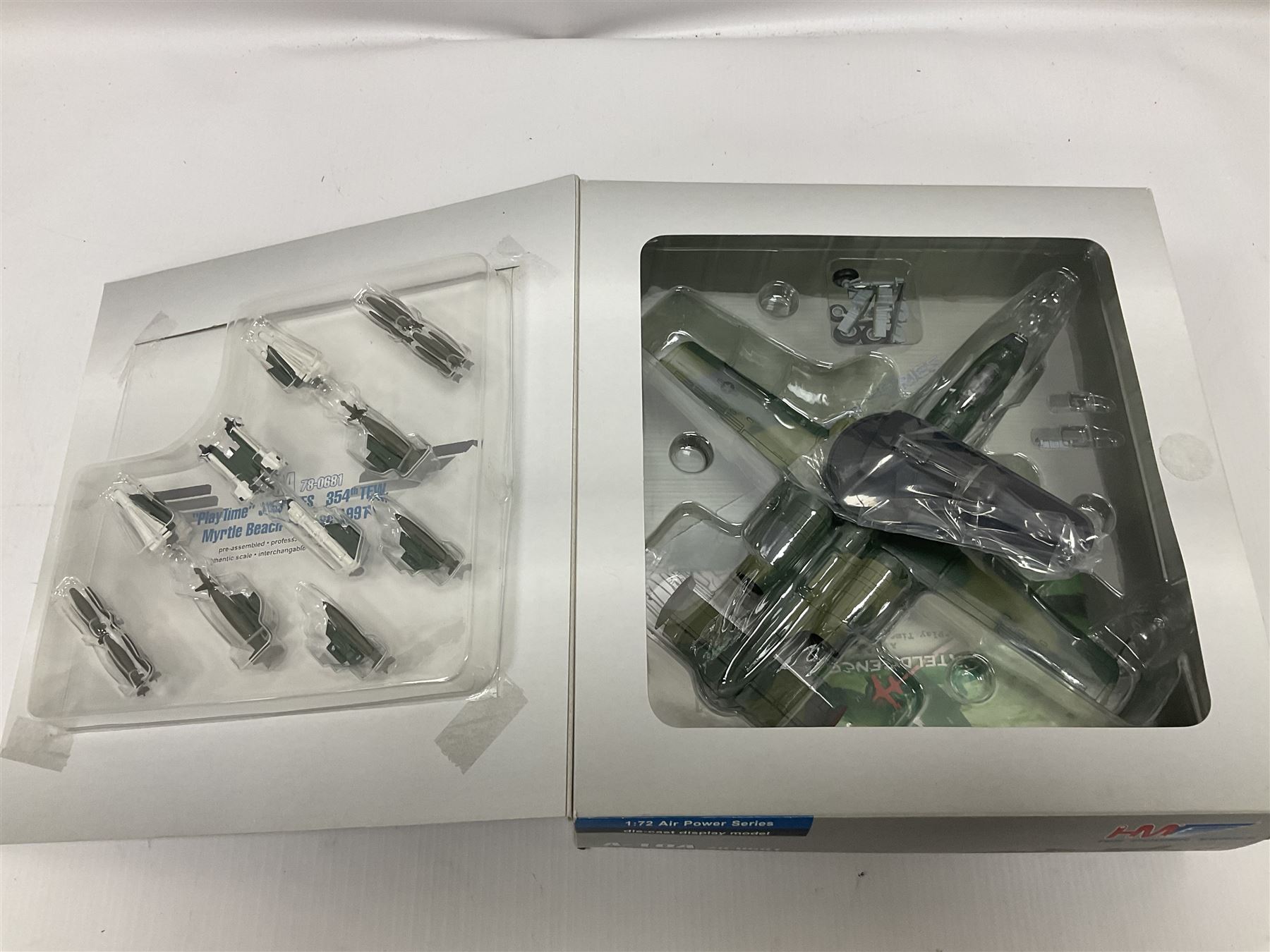 Nine 1:72 scale model aeroplanes comprising four ‘Sky Guardians’, F-16 Fighter Falcon, Sea Vixen FAW.2 899 Sqd XP924, Gloster Javelin FAW 9R 64 Sqd RAF XH766, and Sea Vixen F(AW) Mk2 XN694/305/BL No 892 Sqd RNAS Yeovilton; with three Hobby Master models, one Ixomodels model and one 72 Aviation model  (9)