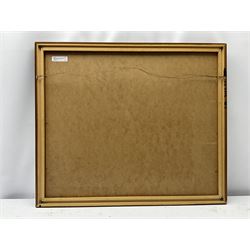 Maude Burge (New Zealand 1865-1957): Continental Fishing Town, watercolour unsigned 33cm x 40cm