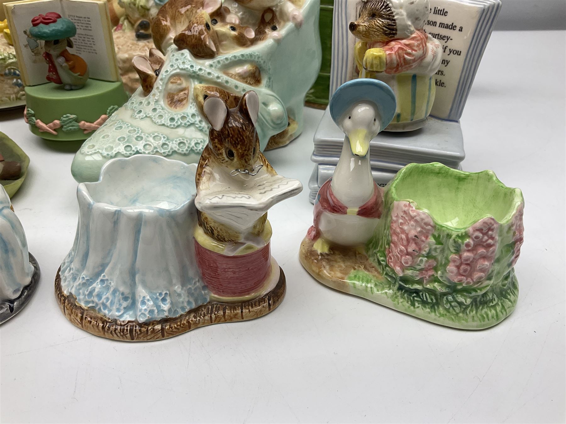 Collection of Border Fine Art studios Beatrix Potter ceramics
