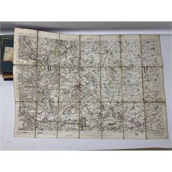 Collection of Ordnance Survey, AA and similar folding maps, various editions