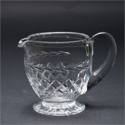 Collection of Stuart 'Ludlow' and 'Carlingford' pattern table glass including claret and hock glasses, tumblers, sherry glasses, etc together with a hobnail cut decanter etc
