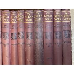 The Great War  by H W Wlison. 13 volumes. 1914-19;The Second Great War by Hammerton. 9 volumes; and The Second World War by Winston Churchill. 6 volumes.
