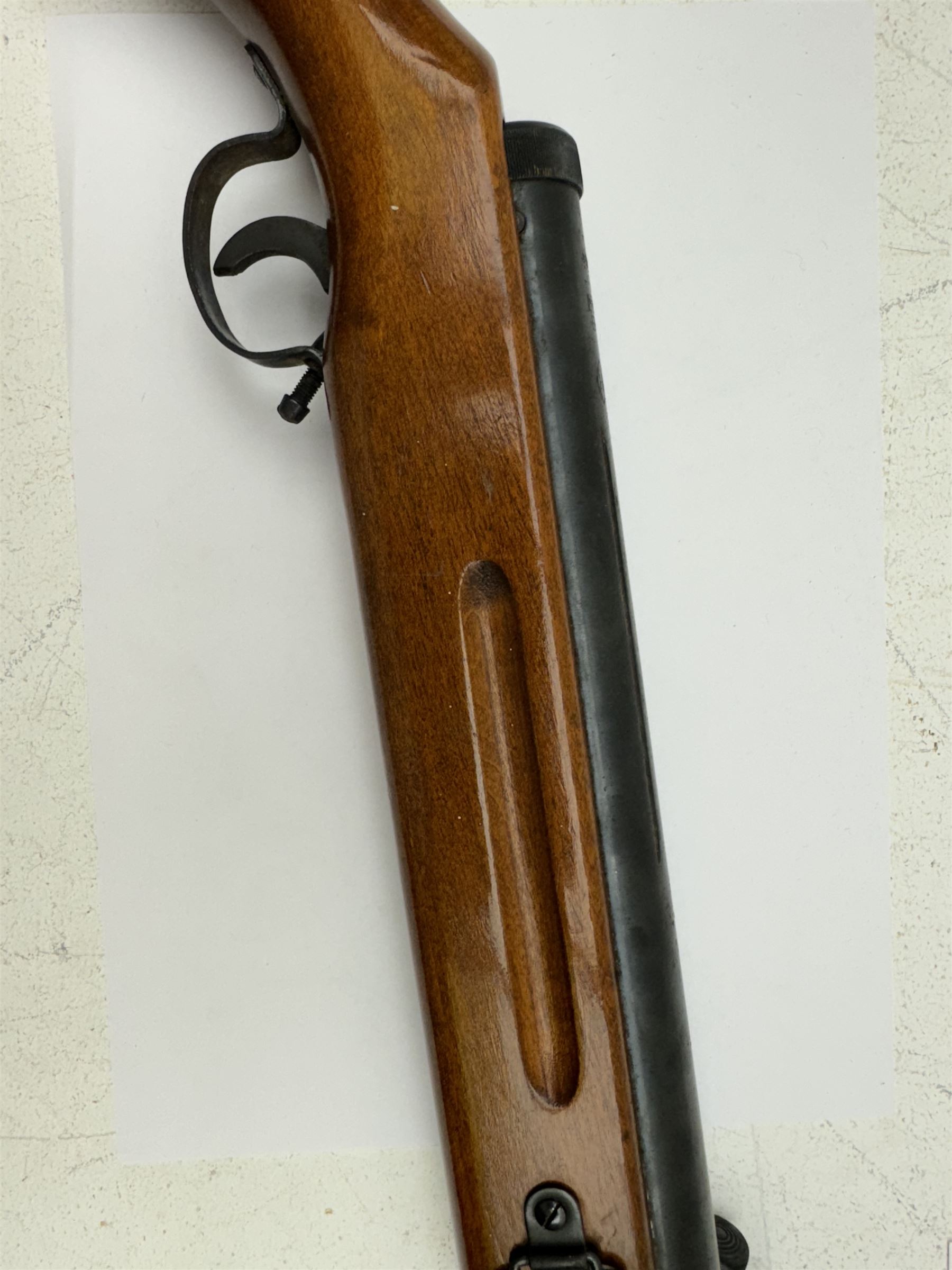 Chinese model 55 .22 break barrel air rifle with telescopic sight 