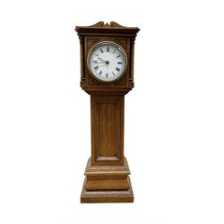 French- late19th century miniature scale longcase clock standing 13