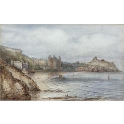 Paul Marny (French/British 1829-1914): Scarborough South Bay, watercolour signed with initial 21cm x 33cm 
Provenance: private West Yorkshire collection, purchased David Duggleby Ltd 3rd June 2017 Lot 16
