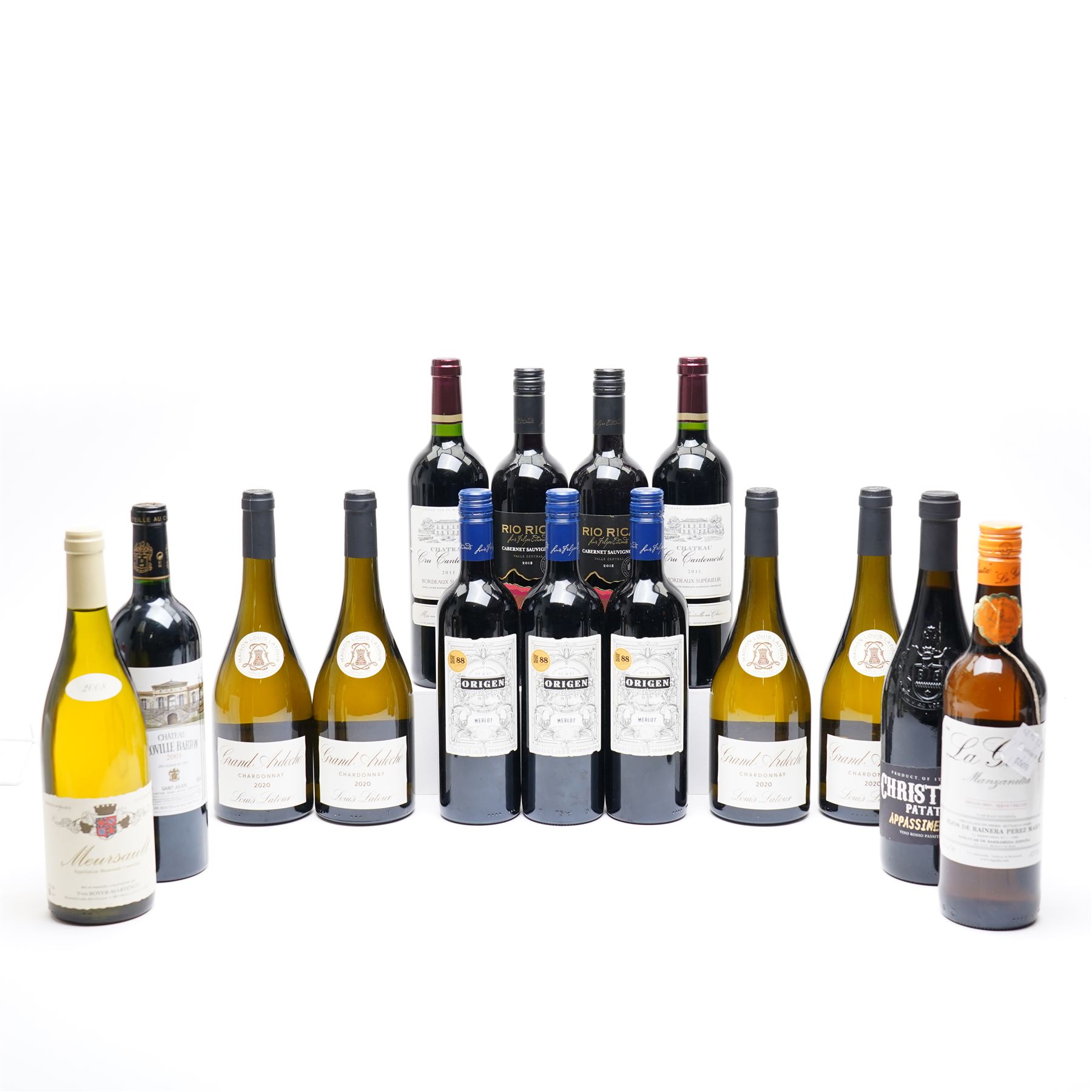 *Three bottles of Origen Merlot 75cl, 12.5% vol, four bottles of Grand Ardeche Chardonnay 2020, 750ml, 13.5% vol, two bottles of Chateau Cru Cantemerle Bordeaux 2011, 750ml, 13.5% vol, and four other bottles of wine
From the Kirkham Hall Attic & Cellar Collection, sold without reserve
