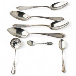 Set of four German 800 standard silver t