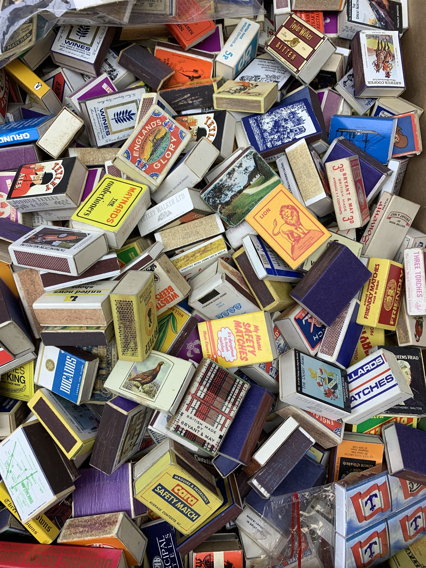 Phillumeny - large quantity of matchbox labels and matchbooks, various makes and ages, many still containing matches, including album of pasted in early examples.