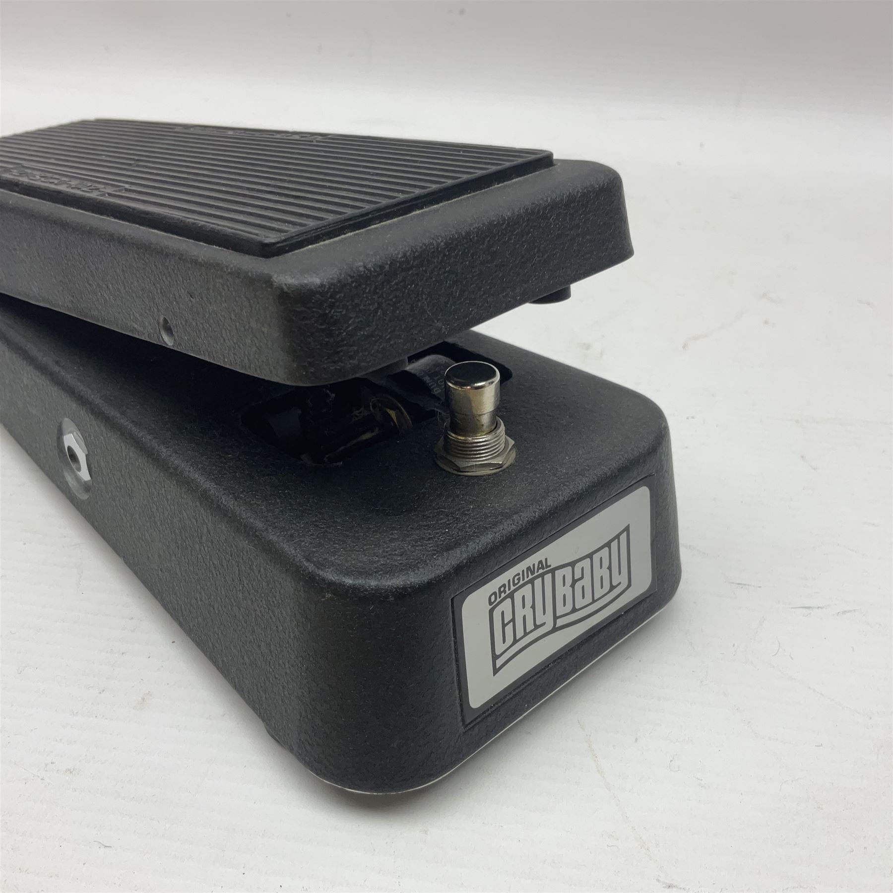 Three guitar pedals, to include Dunlop Crybaby Wah, Model GCB-95, Digitech Turbo Flange stereo flanger and a DOD Overdrive Preamp/250 