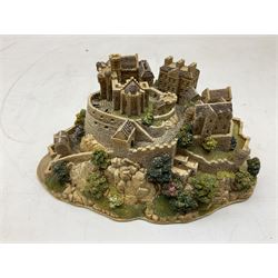 Four Lilliput Lane models from the 'Britain's Heritage' collection, comprising Edinburgh Castle, The World Famous Blacksmith's Shop Gretna Green, Shakespeare's Birthplace and Mickelgate Bar York, together with  a Lilliput Lane Beatrix Potter Hill Top model, all boxed