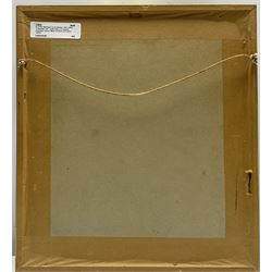 Sir Peter Markham Scott (British 1909-1989): 'A Hoopoe Lark', watercolour on headed notepaper signed titled inscribed and dated 'Jeddah 23rd January 1976', 18cm x 16cm