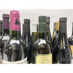 Mixed wine, including Domaine Martin 2011 Plan De Dieu, L'Oratoire de Millegrand 2006, Sauvignon Blanc, Giordano 2014 Pinot Grigio, various content and proof (27)