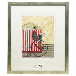 Sam Toft (British 1964-): 'Room with a View' 'Tea for Two' 'On the Edge of the Sand' and 'A Penny for your Thoughts', set five colour prints, two limited edition signed and titled in pencil max 34cm x 86cm (5)