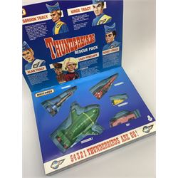 Matchbox Thunderbirds Rescue Pack, mint and boxed; and Pelham Puppet of Scott Tracy, boxed (2)