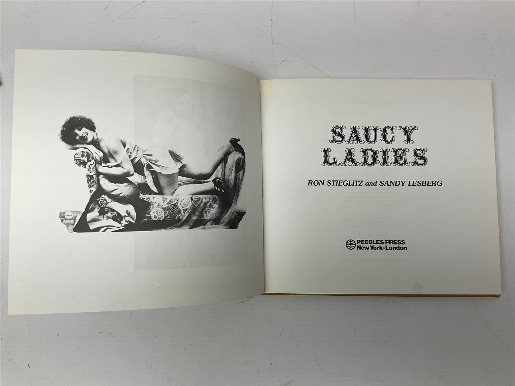 Four reference books, comprising Eric Gill Engravings, Saucy Ladies, Wilde's Last Stand and Camp  