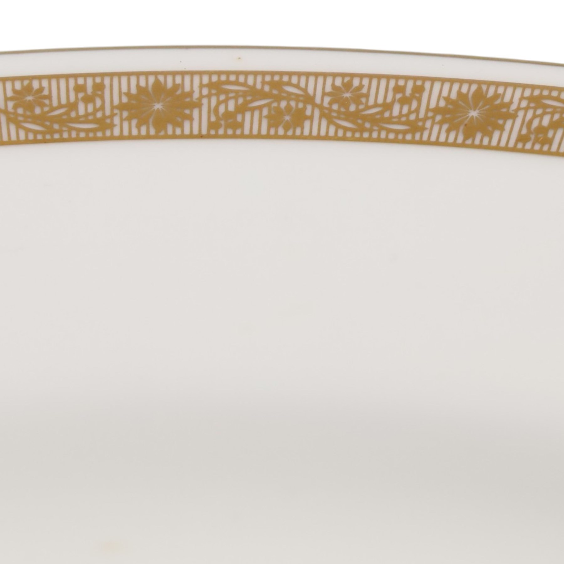 Royal Worcester Golden Anniversary pattern part dinner service for eight including dinner plates, side plates, bowls and desert plates, two serving dishes, covered tureen etc 