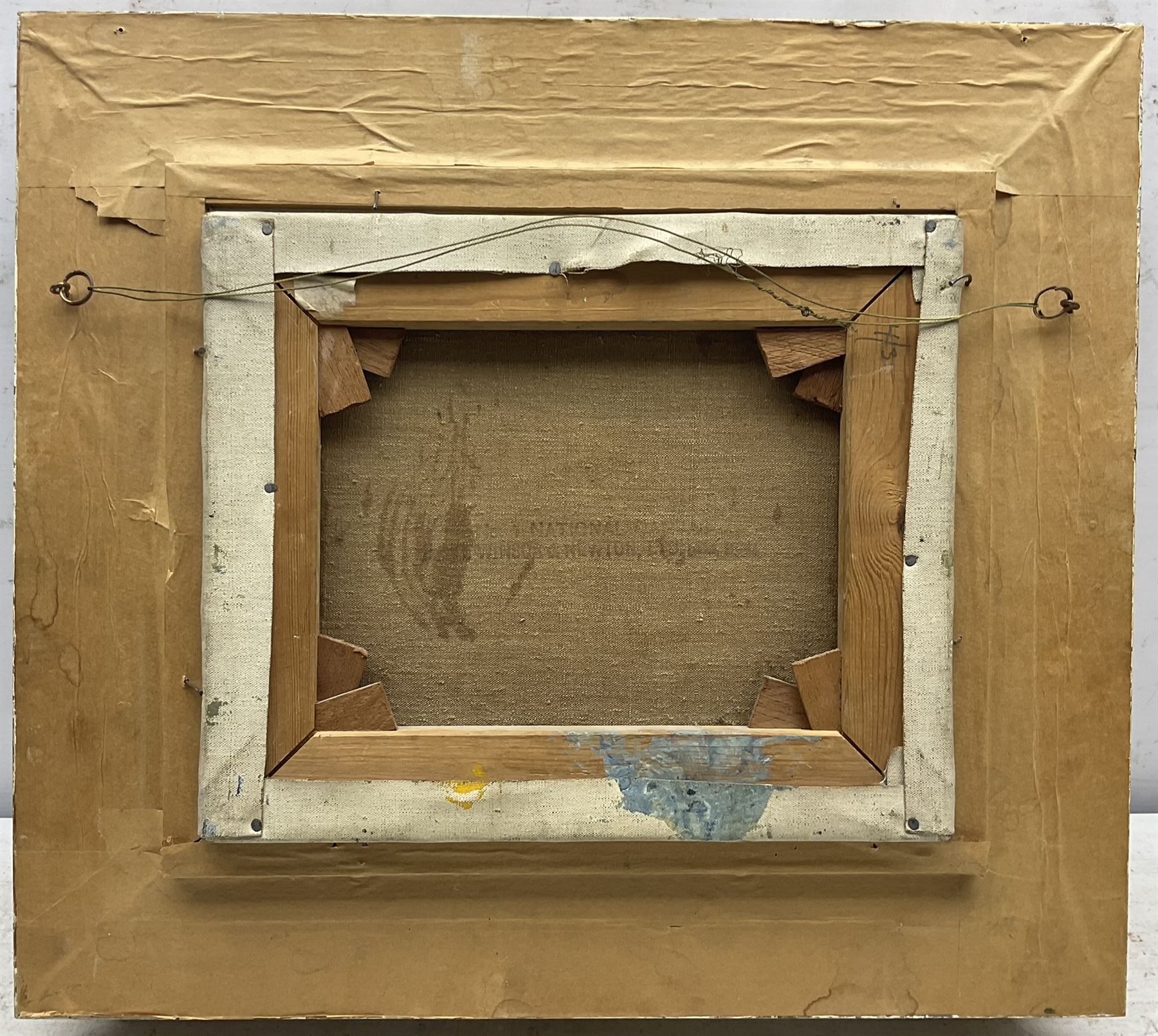 Attrib. James Dickson Innes (Welsh 1887-1914): Morning Clouds, oil on canvas unsigned 24cm x 29cm