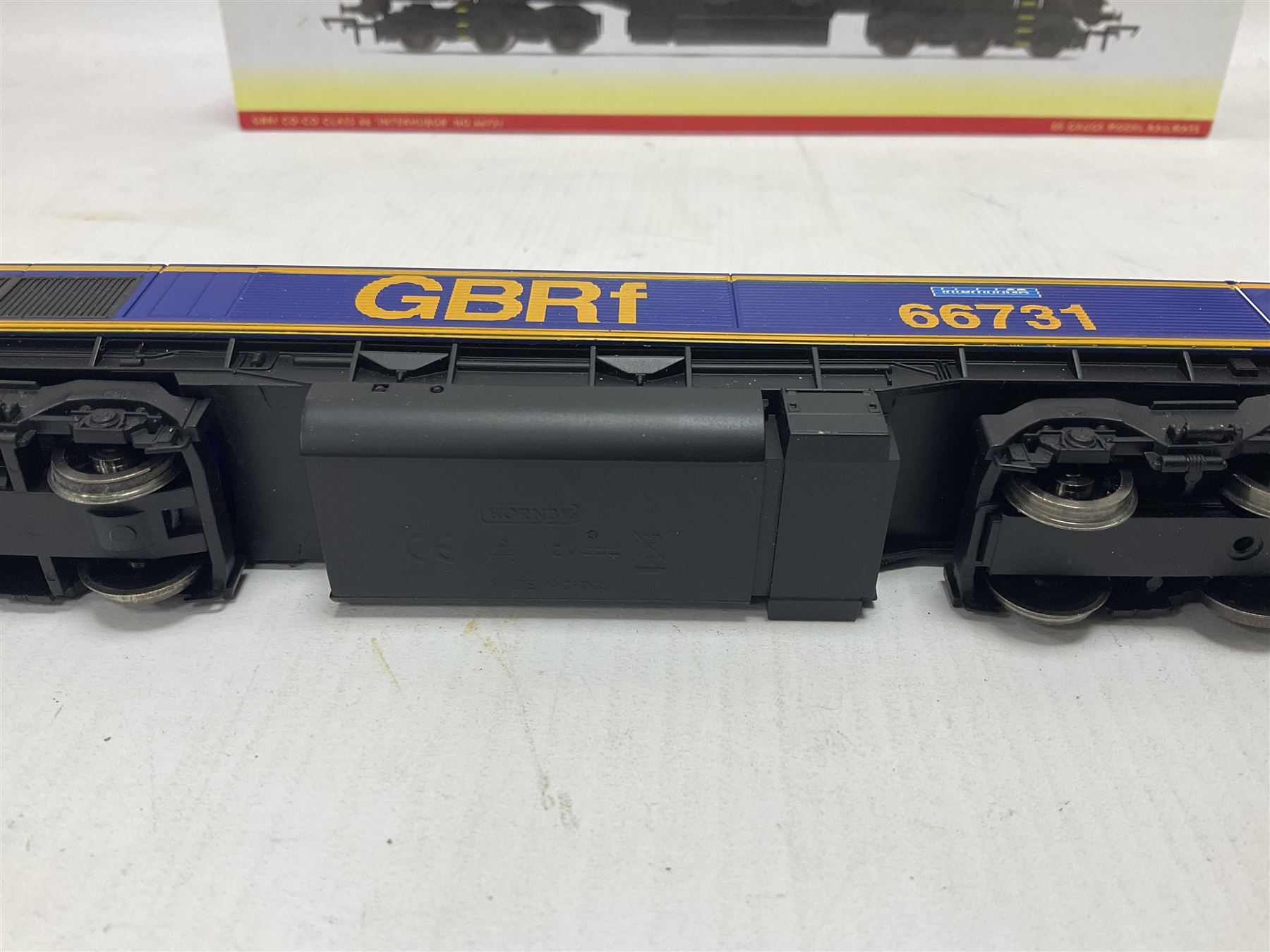 Hornby ‘00’ gauge - DCC ready GBRf Co-Co Class 66 ‘InterhubGB’ no.66731; in original box 