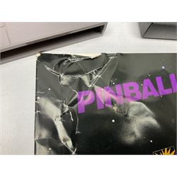 Nintendo Entertainment System (1985) console with two controllers, accessories and instruction booklet. NES Games ‘Duck Hunt’ with Nintendo Zapper gun, ‘Pinball’ and ‘Super Mario Bros.’, all with original sleeves and instruction booklets. NES game ‘Super Mario Bros. 2’ cartridge only