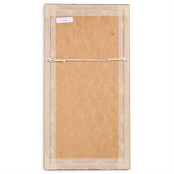 19th century sampler, by Mary Winfield aged 13 years, 1809, alphabet and verse, framed, H54cm 