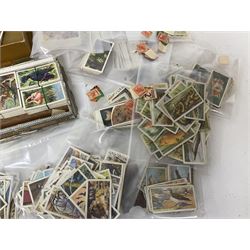 Collection of various tea cards