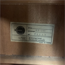  Epiphone FT-145 Texan acoustic guitar L105cm in TGI hard carrying case  