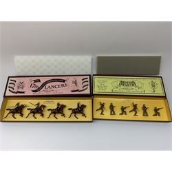 Britains - four sets of soldiers from the Special Collection Edition comprising 8800 Coldstream Guards, 8801 Essex regiment, 8803 British Infantry and 8806 17th Lancers; all mint and boxed (4)