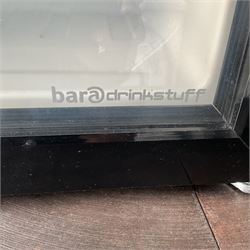 Bar Drink Stuff - mini fridge, transparent door - THIS LOT IS TO BE COLLECTED BY APPOINTMENT FROM DUGGLEBY STORAGE, GREAT HILL, EASTFIELD, SCARBOROUGH, YO11 3TX