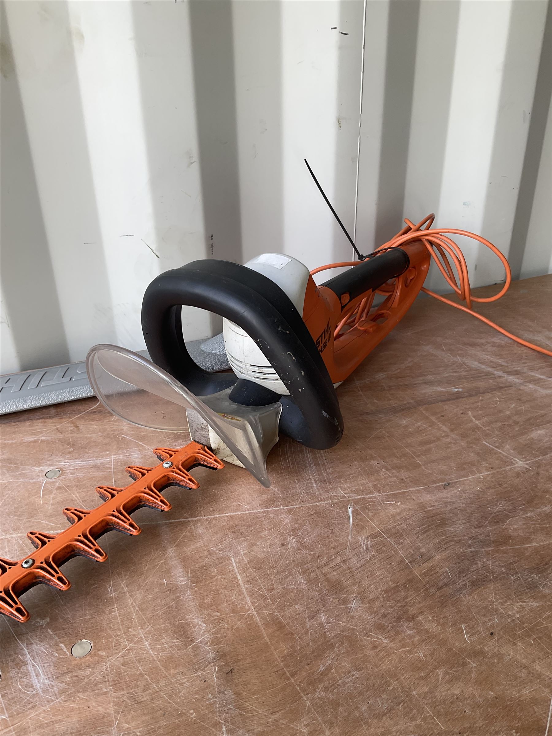 Stihl HSE 81 electric hedge trimmer 28 inch blade - THIS LOT IS TO BE COLLECTED BY APPOINTMENT FROM DUGGLEBY STORAGE, GREAT HILL, EASTFIELD, SCARBOROUGH, YO11 3TX