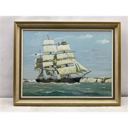 Roger Chapelet (French 1903-1995): 'Cutty Sark', gouache signed and titled 44cm x 59cm